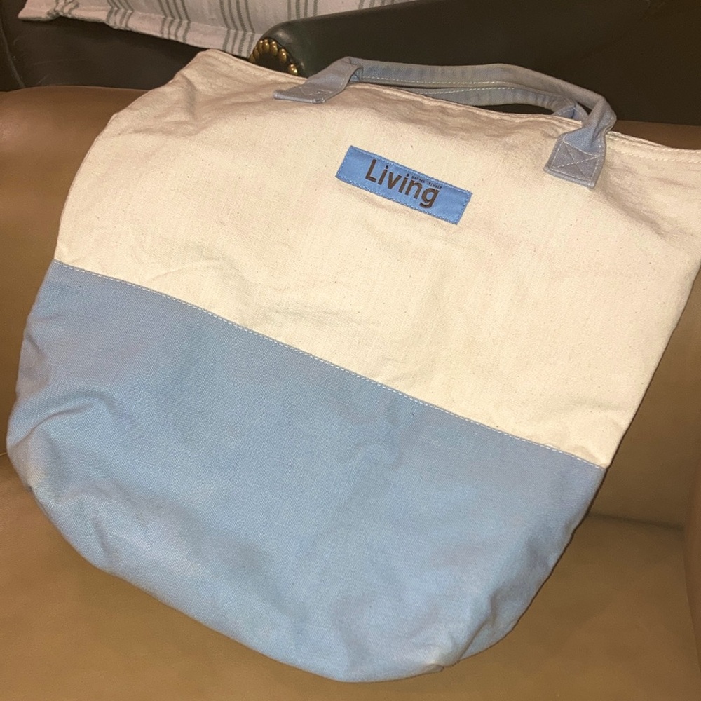 Martha Stewart Living vintage canvas tote